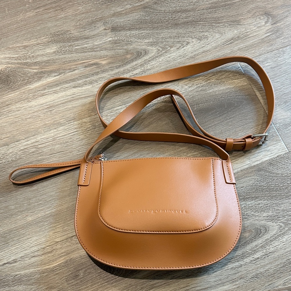 Adolfo Dominguez crossbody leather purse